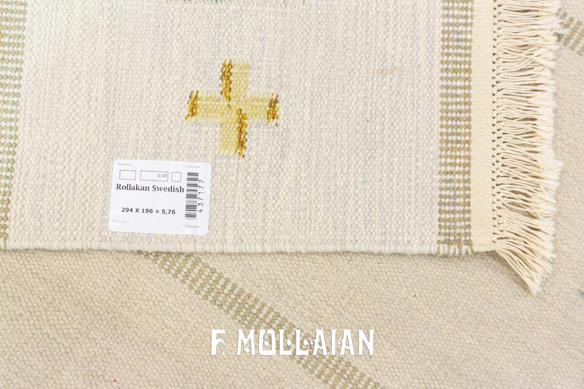 Tapis Scandinave Kilim Rollakan n°:437177